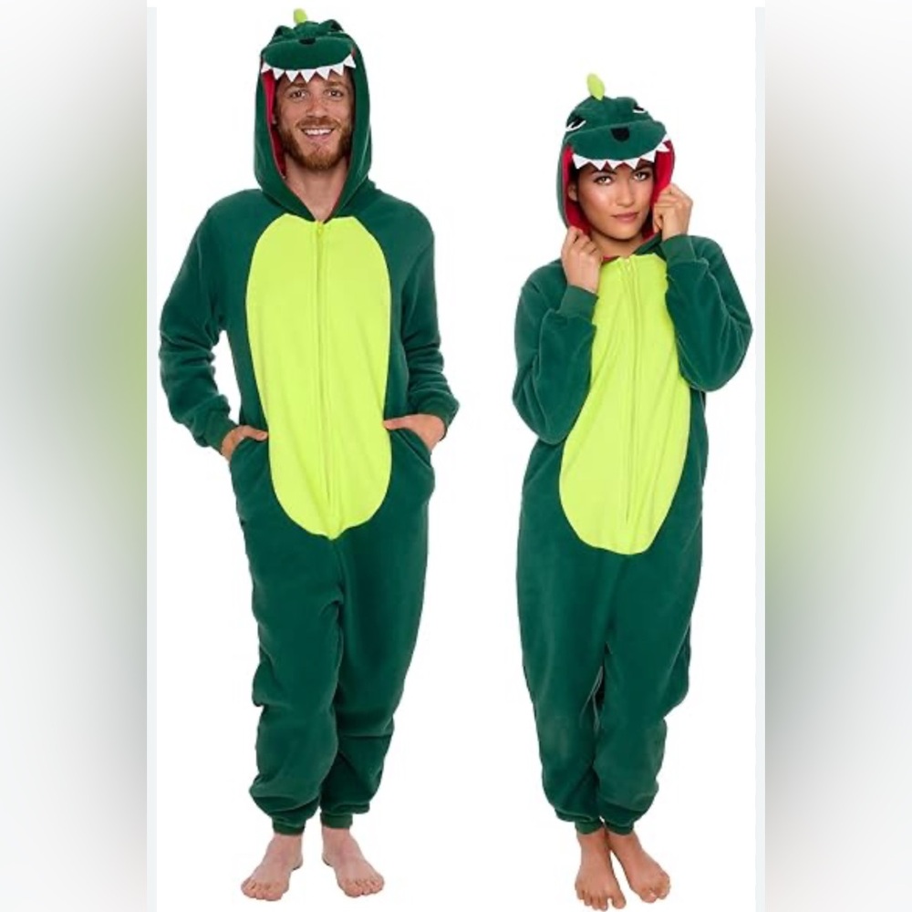 Fabulous Green 3D Dinosaur Adult Costume for Halloween with a beautiful tail🔥🔥🔥